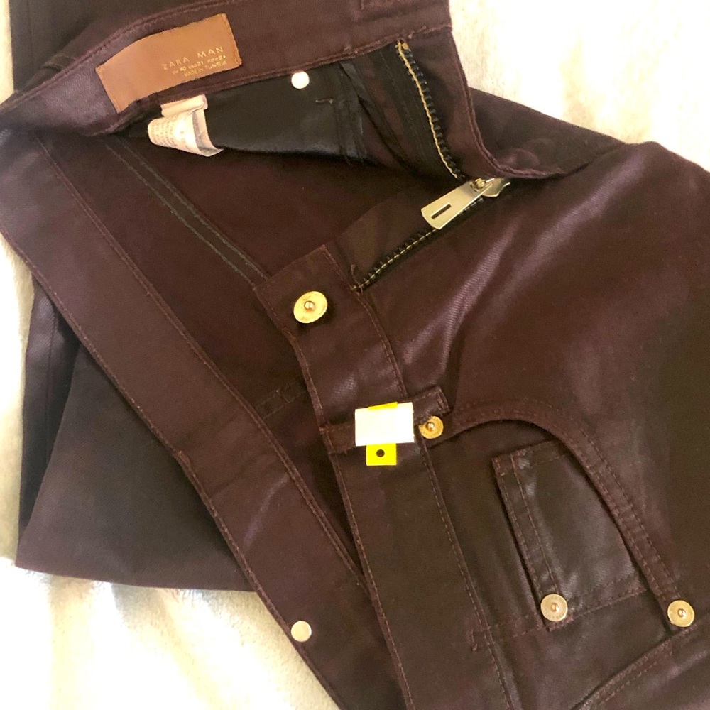 Zara DenimLeather appear Jeans